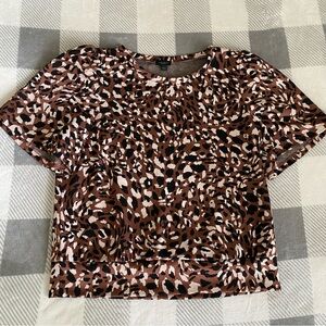 Ann Taylor leopard blouse